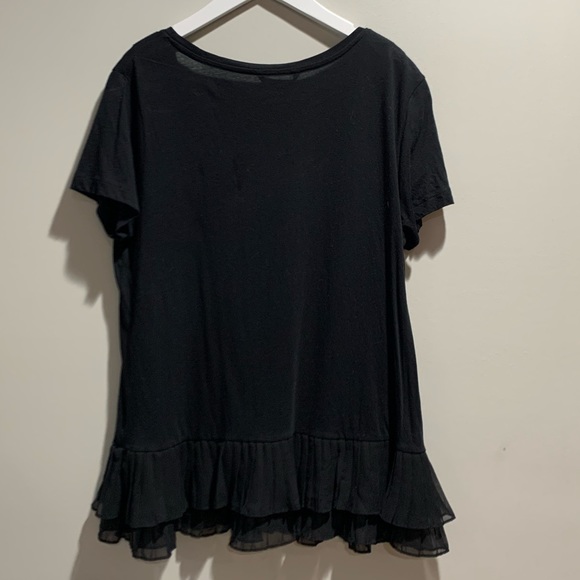 Banana Republic Ruffle Tee - Picture 2 of 4